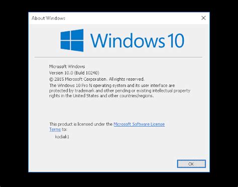 Where can i download Windows version 10.0 (Build 10240)..